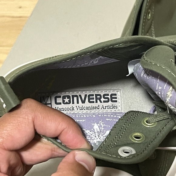 Converse Jack Purcell x‎ Hancock Limited Edition Mid Military Size 9.5 Sneakers - Picture 5 of 12